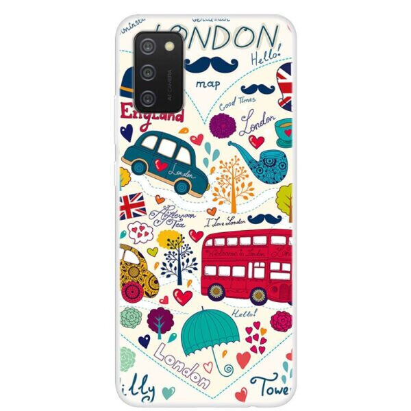 

Силиконовый (TPU) чехол Deexe Life Style для Samsung Galaxy A02s (A025) - Car