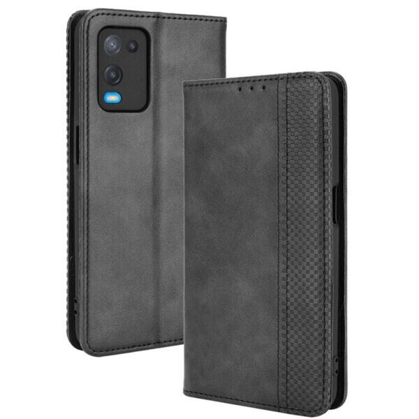 

Чехол Deexe Retro Style для OPPO A54 - Black