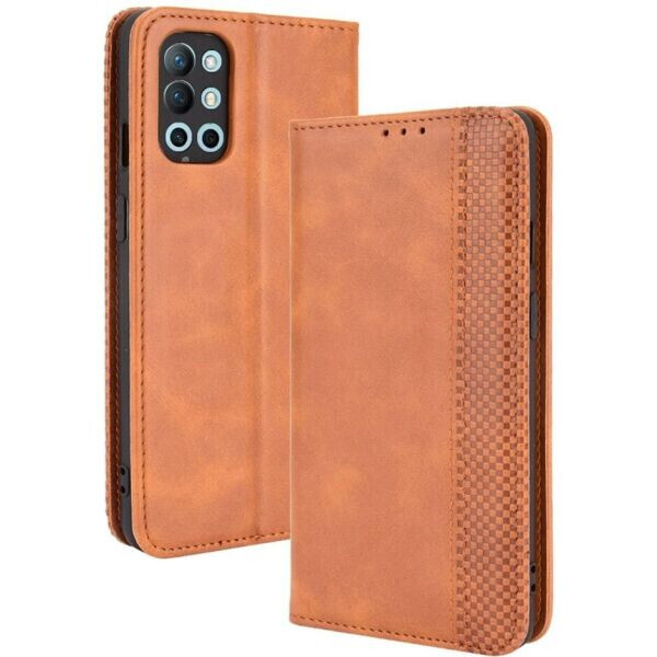 

Чехол Deexe Retro Style для OnePlus 9R - Brown