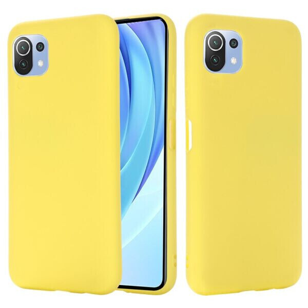 

Защитный чехол Deexe Silicone Case для Xiaomi Mi 11 Lite - Yellow