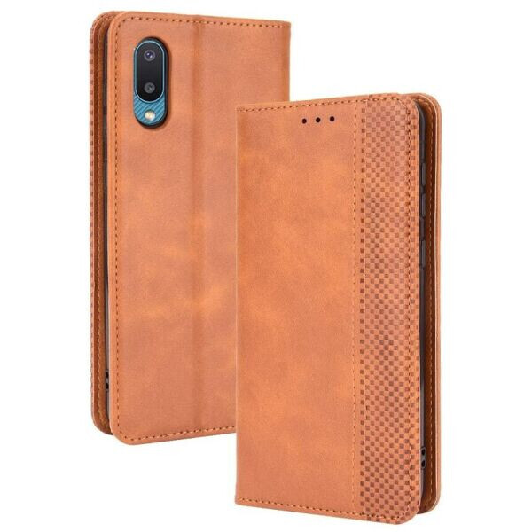 

Чехол Deexe Retro Style для Samsung Galaxy A02 (A022) - Brown