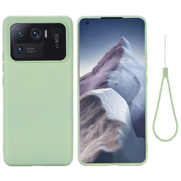 

Защитный чехол Deexe Silicone Case для Xiaomi Mi 11 Ultra - Green