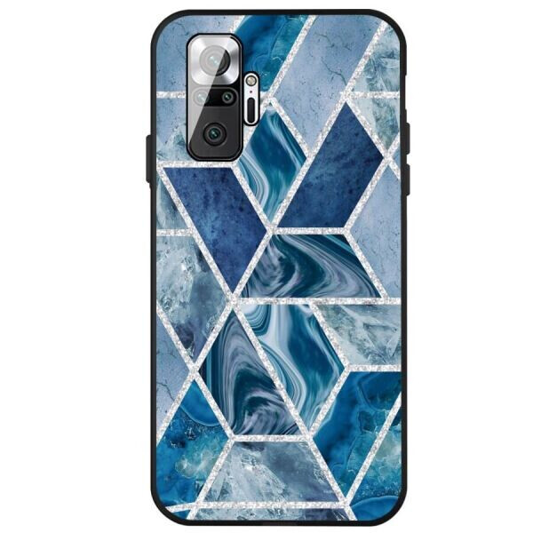 

Защитный чехол Deexe Marble Series для Xiaomi Redmi Note 10 Pro - Blue