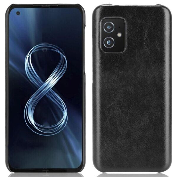 

Защитный чехол Deexe Leather Back Cover для ASUS Zenfone 8 (ZS590KS) - Black