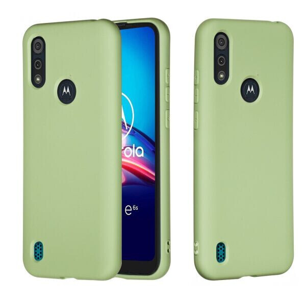 

Защитный чехол Deexe Silicone Case для Motorola Moto E6S - Green