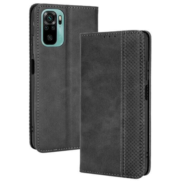 

Чехол Deexe Retro Style для Xiaomi Redmi Note 10 / Note 10s - Black