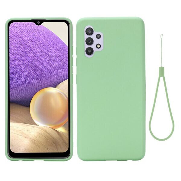 

Защитный чехол Deexe Silicone Case для Samsung Galaxy A32 (А325) - Green