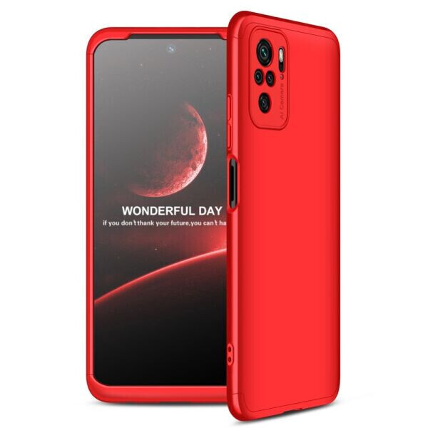 

Защитный чехол GKK Double Dip Case для Xiaomi Redmi Note 10 / Note 10s - Red