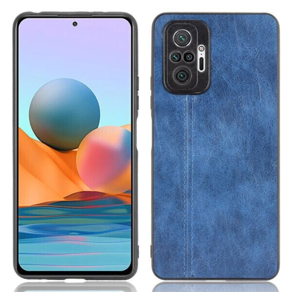 

Защитный чехол UniCase Leather Series для Xiaomi Redmi Note 10 Pro - Blue