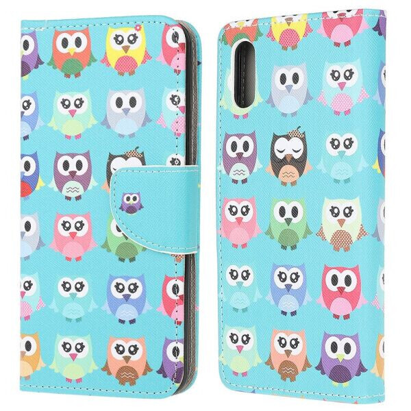 

Чехол-книжка Deexe Color Wallet для Samsung Galaxy A02 (A022) - Cute Owls