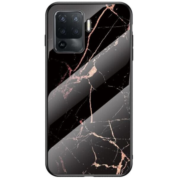

Защитный чехол Deexe Gradient Pattern для OPPO Reno 5 Lite - Black / Gold