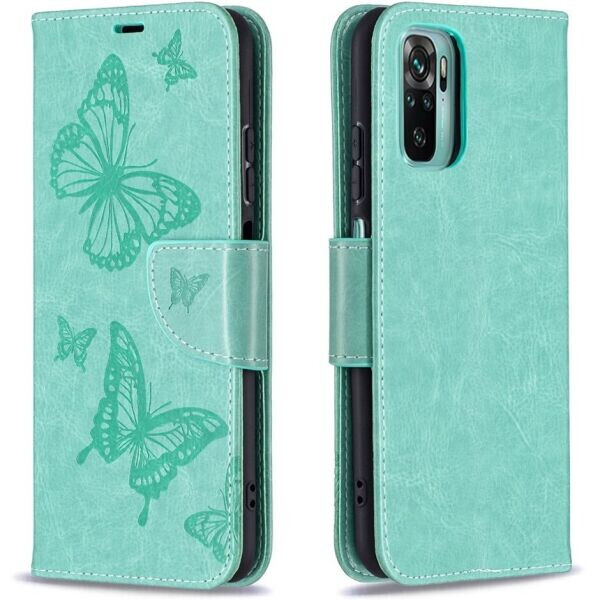 

Чехол UniCase Butterfly Pattern для Xiaomi Redmi Note 10 / Note 10s - Cyan