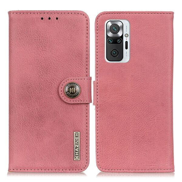 

Чехол-книжка KHAZNEH Wallet Cover для Xiaomi Redmi Note 10 Pro - Pink
