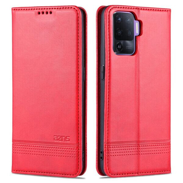 

Чехол-книжка AZNS Classic Series для OPPO Reno 5 Lite - Red