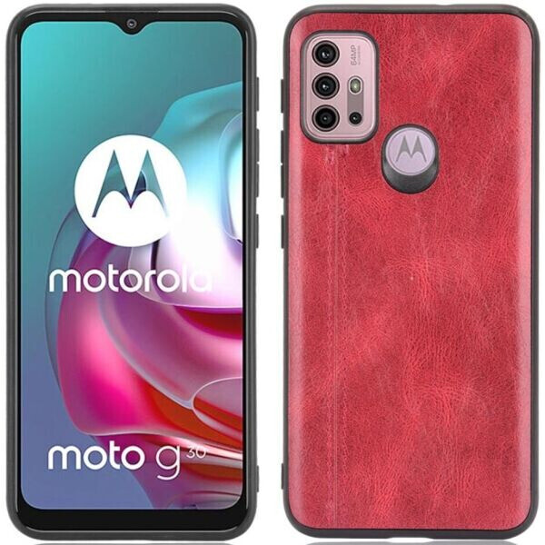 

Защитный чехол UniCase Leather Series для Motorola Moto G10 / G20 / G30 - Red