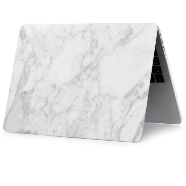 

Защитная накладка Deexe Design Style для Apple MacBook Air 13 (2020) - Marble Pattern / Light Grey