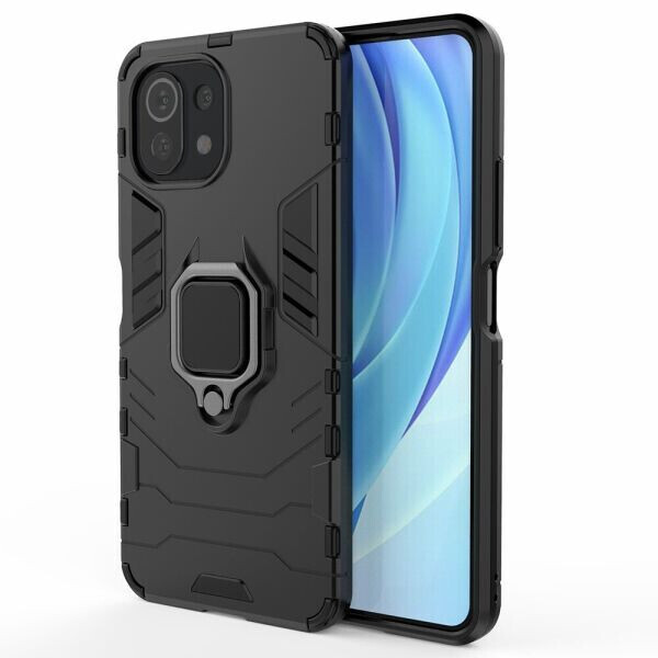 

Защитный чехол Deexe Hybrid Case для Xiaomi Mi 11 Lite - Black