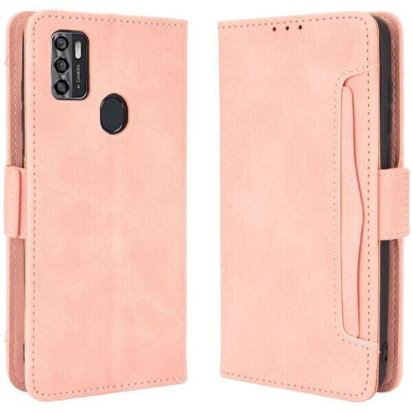 

Чехол Deexe Wallet Stand для ZTE Blade A7s - Pink