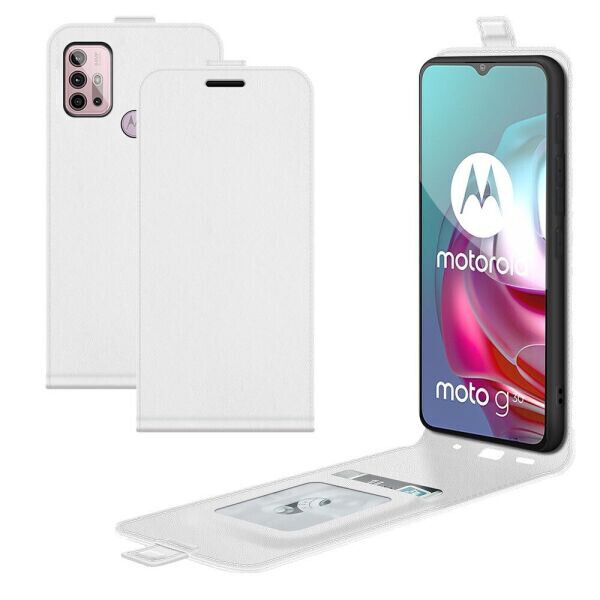 

Чехол Deexe Flip Case для Motorola Moto G10 / G30 - White