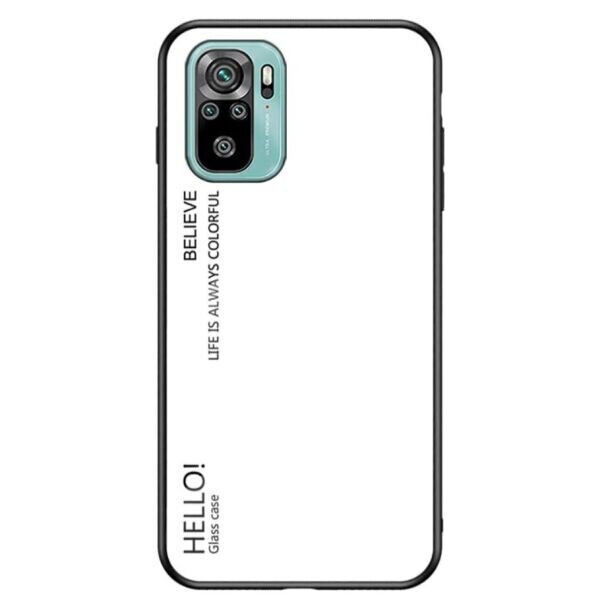 

Защитный чехол Deexe Gradient Color для Xiaomi Redmi Note 10 / Note 10s - White