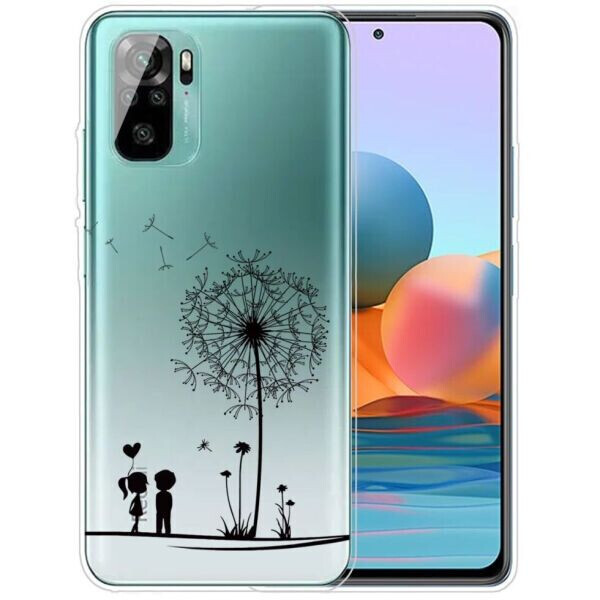 

Силиконовый (TPU) чехол Deexe Pretty Glossy для Xiaomi Redmi Note 10 / Note 10s - Dandelion