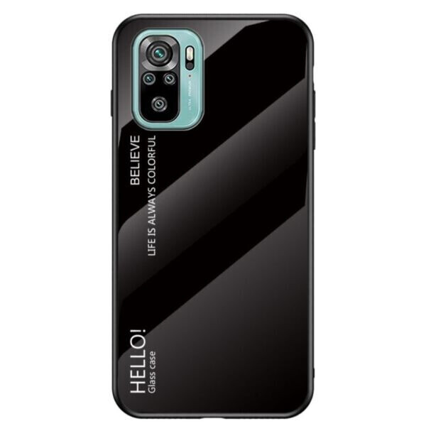 

Защитный чехол Deexe Gradient Color для Xiaomi Redmi Note 10 / Note 10s - Black