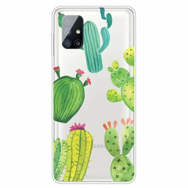 

Силиконовый (TPU) чехол Deexe Pretty Glossy для Samsung Galaxy M51 (M515) - Cactus