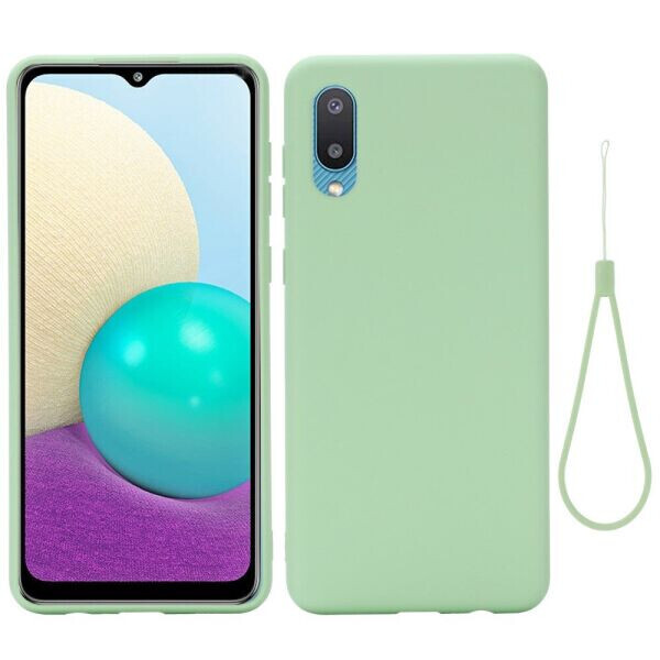 

Защитный чехол Deexe Silicone Case для Samsung Galaxy A02 (A022) - Green