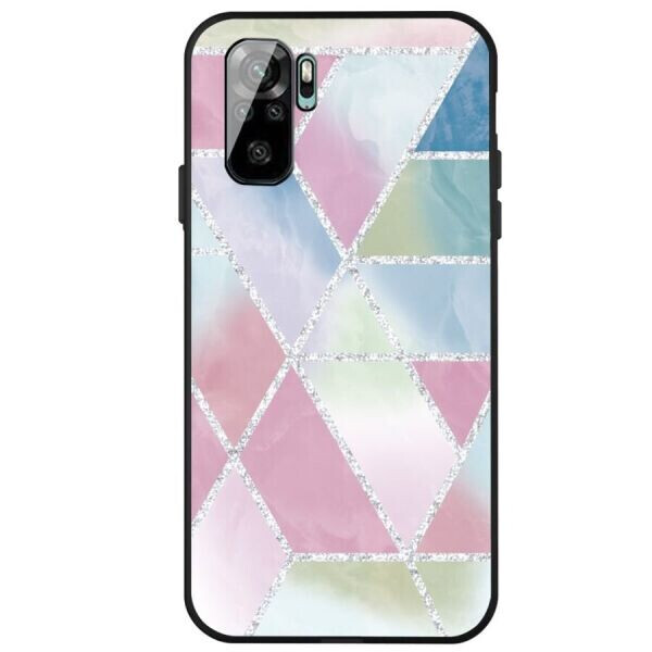 

Защитный чехол Deexe Marble Series для Xiaomi Redmi Note 10 / Note 10s - Colorful Shapes