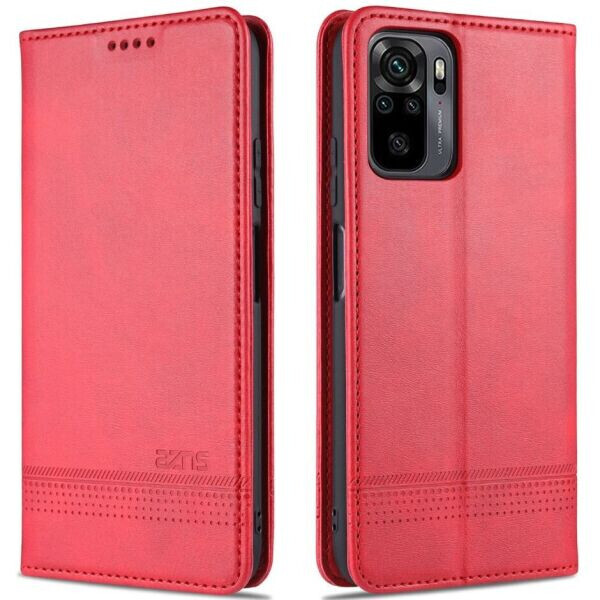 

Чехол-книжка AZNS Classic Series для Xiaomi Redmi Note 10 / Note 10s - Red