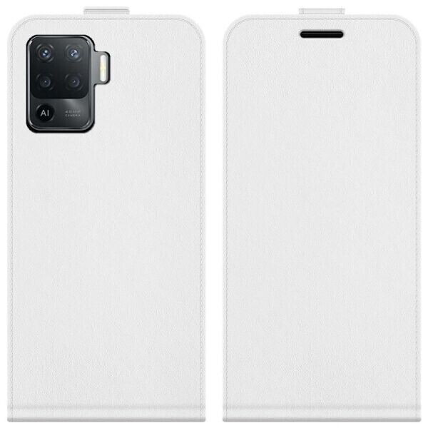 

Чехол Deexe Flip Case для OPPO Reno 5 Lite - White
