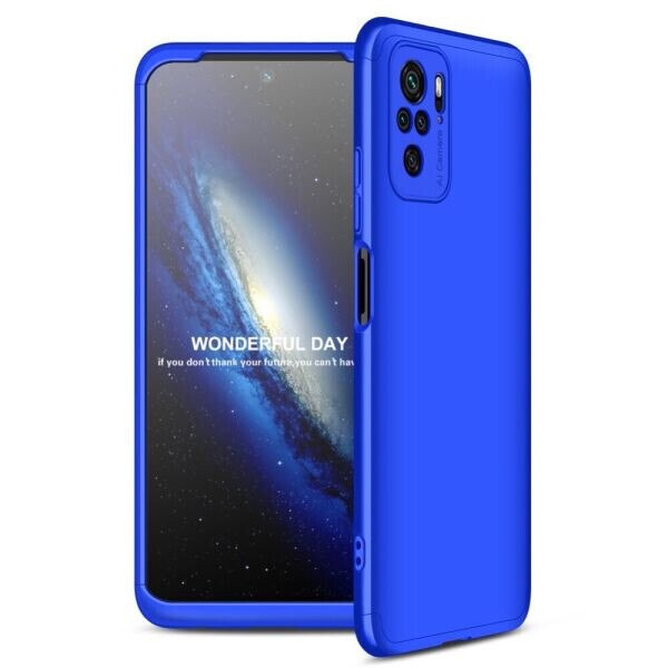 

Защитный чехол GKK Double Dip Case для Xiaomi Redmi Note 10 / Note 10s - Blue