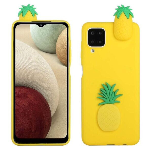 

Силиконовый (TPU) чехол UniCase 3D Cartoon Pattern для Samsung Galaxy A12 (A125) - Pineapple