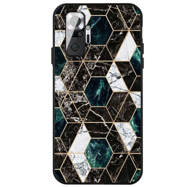 

Защитный чехол Deexe Marble Series для Xiaomi Redmi Note 10 Pro - Black / Grey
