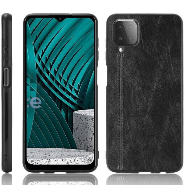

Защитный чехол UniCase Leather Series для Samsung Galaxy A12 (A125) / Galaxy M12 (M127) - Black