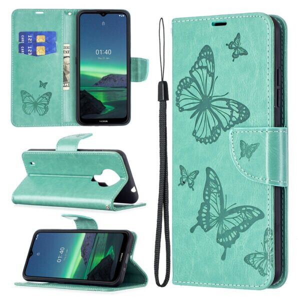 

Чехол UniCase Butterfly Pattern для Nokia 1.4 - Green