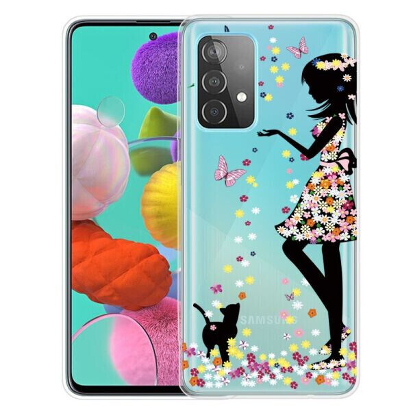 

Силиконовый (TPU) чехол Deexe Pretty Glossy для Samsung Galaxy A52 (A525) - Girl