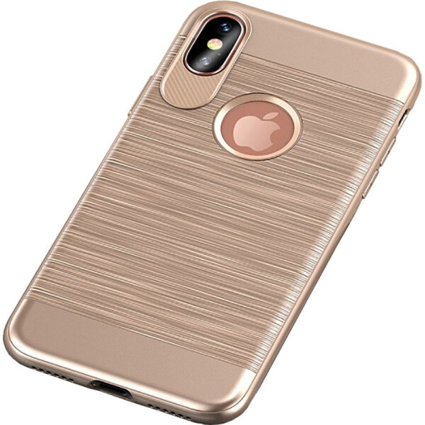 

Чехол-накладка Usams Case-Lavan Series iPhone X Gold