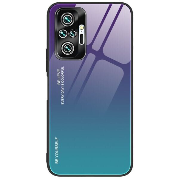 

Защитный чехол Deexe Gradient Color для Xiaomi Redmi Note 10 Pro - Purple / Blue