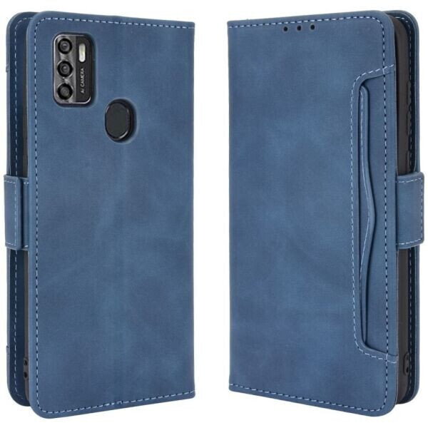 

Чехол Deexe Wallet Stand для ZTE Blade A7s - Blue