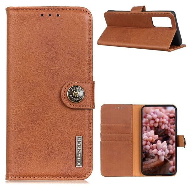 

Чехол-книжка KHAZNEH Wallet Cover для OnePlus 9 - Brown