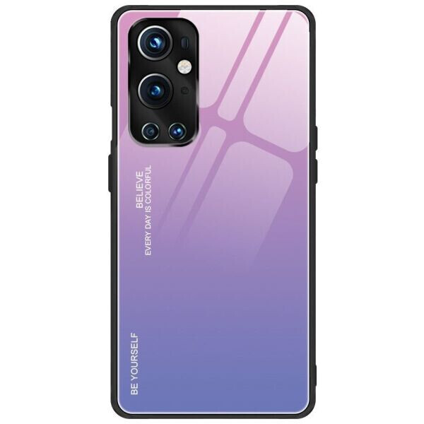 

Защитный чехол Deexe Gradient Color для OnePlus 9 Pro - Pink / Purple