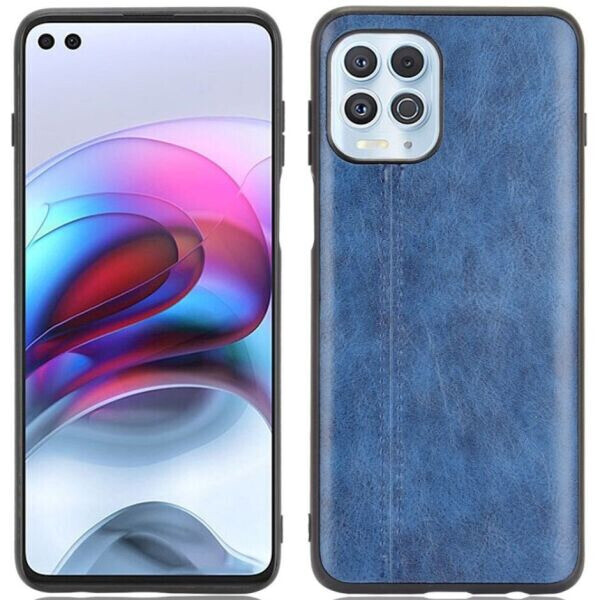 

Защитный чехол UniCase Leather Series для Motorola Moto G100 - Blue