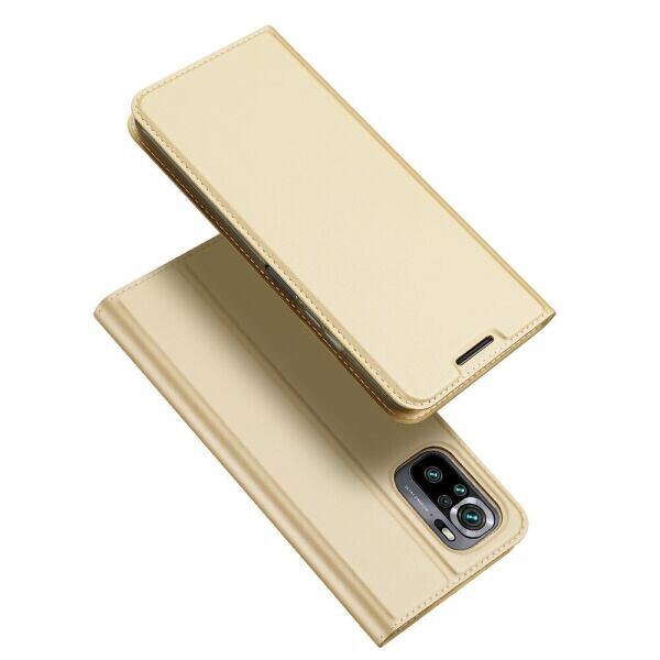

Чехол-книжка DUX DUCIS Skin Pro для Xiaomi Redmi Note 10 / Note 10s - Gold