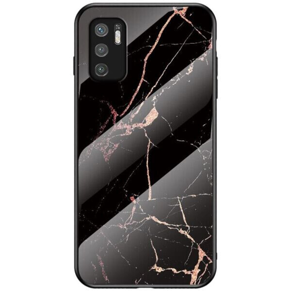 

Защитный чехол Deexe Gradient Pattern для Xiaomi Redmi Note 10 5G / Poco M3 Pro - Black / Gold
