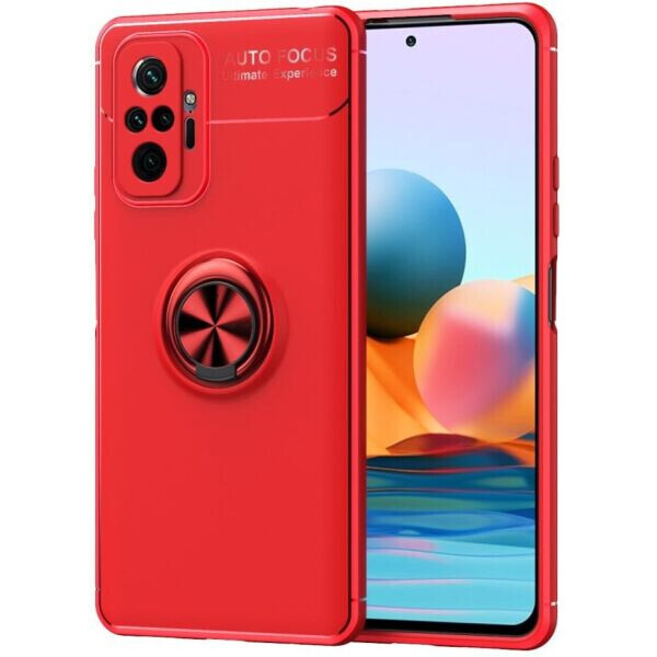 

Защитный чехол UniCase Magnetic Ring для Xiaomi Redmi Note 10 Pro - Red