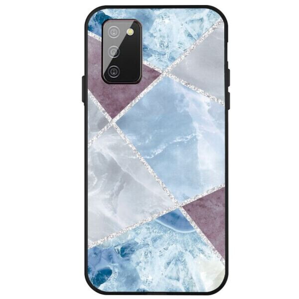 

Защитный чехол Deexe Marble Series для Samsung Galaxy A02s (A025) - Blue / Grey