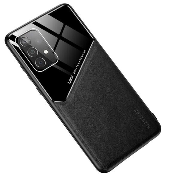 

Защитный чехол Deexe Magnetic Leather Cover для Samsung Galaxy A52 (A525) - Black