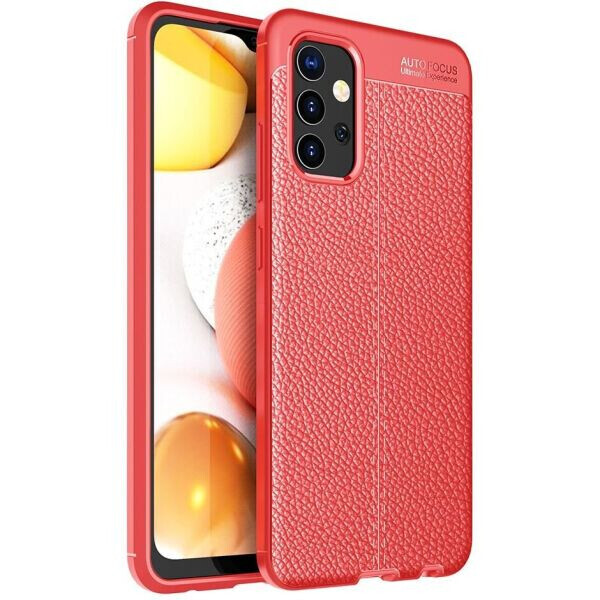 

Защитный чехол Deexe Leather Cover для Samsung Galaxy A32 (А325) - Red
