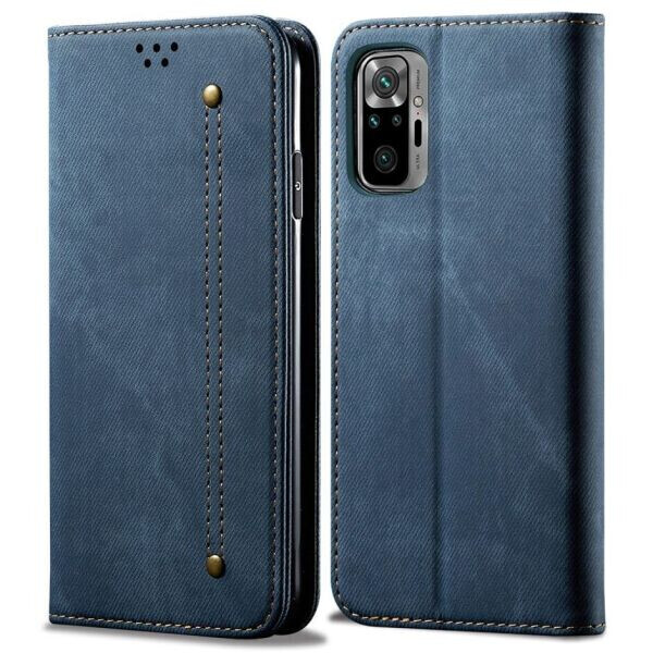 

Чехол-книжка UniCase Jeans Wallet для Xiaomi Redmi Note 10 / Note 10s - Blue